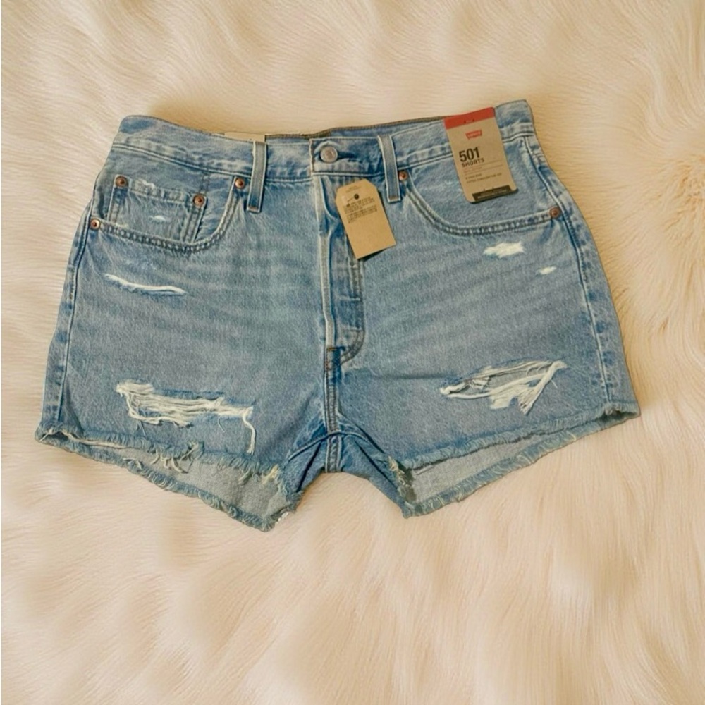Women's Levi's® 501™ Original Jean Shorts - Picture 1 of 5